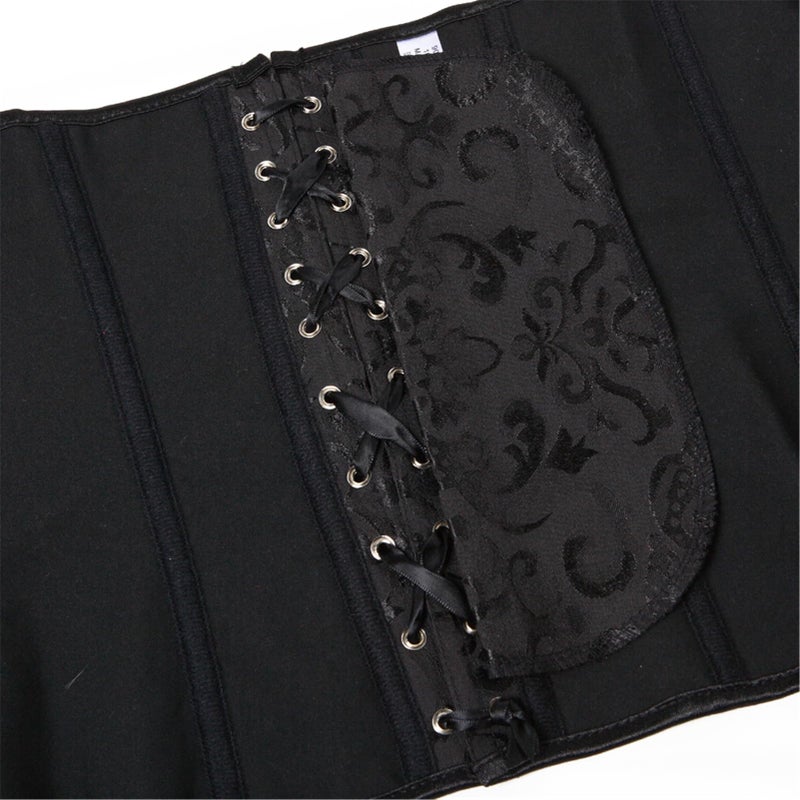 Zhitunemi Corset Bustier Tops for Women: Victorian Vampire Costume Women - Medieval Corset for Halloween Theme Party Costumes XX-Large Black - Image 5